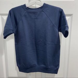 Cat & Jack Blue Short Sleeve Sweatshirt